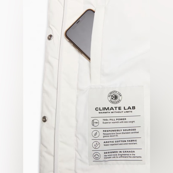 Aritzia Wilfred The Cloud Puff™ White Funnel-Neck Goose Down Puffer Jacket Sz S - Picture 7 of 16